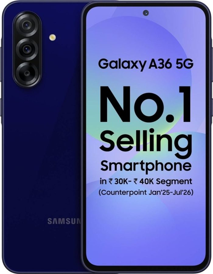 [PH-SAM-1A0E5E9D5E] Samsung Galaxy A36 5G (Dark Blue, 8GB RAM, 128 GB)