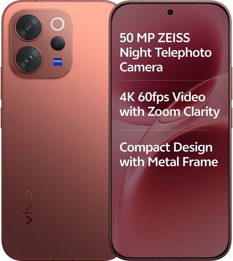[PH-VIV-72F00680EE] vivo V70 (Passion Red 2026, 12GB RAM, 256 GB)