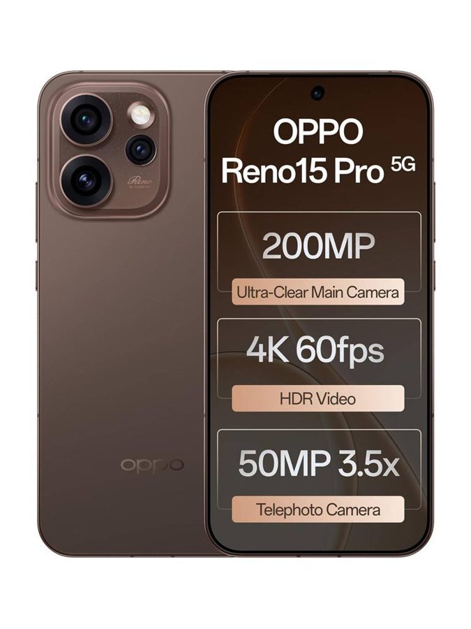 [PH-OPP-D14DEAD6A3] OPPO Reno15 Pro 5G (Cocoa Brown, 12GB RAM, 512 GB)