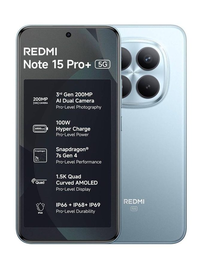[PH-RED-FC76EFA842] REDMI Note 15 Pro 5G (Mirage Blue, 8GB RAM, 128 GB)
