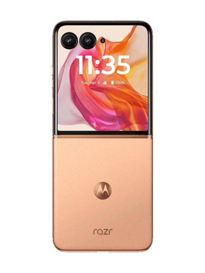 [PH-MOT-E3F07461AF] MOTOROLA Razr 50 Ultra (Peach Fuzz, 12GB RAM, 512 GB)