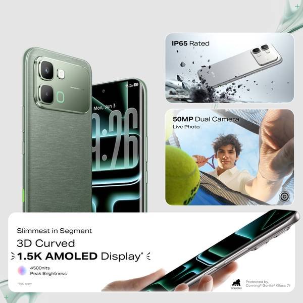 Infinix Note edge (Silk Green, 128 GB) (8 GB RAM) - Photo 3