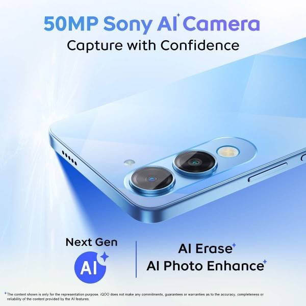 IQOO Z10 Lite 5G (Titanium Blue, 128 GB) (4 GB RAM) - Photo 5