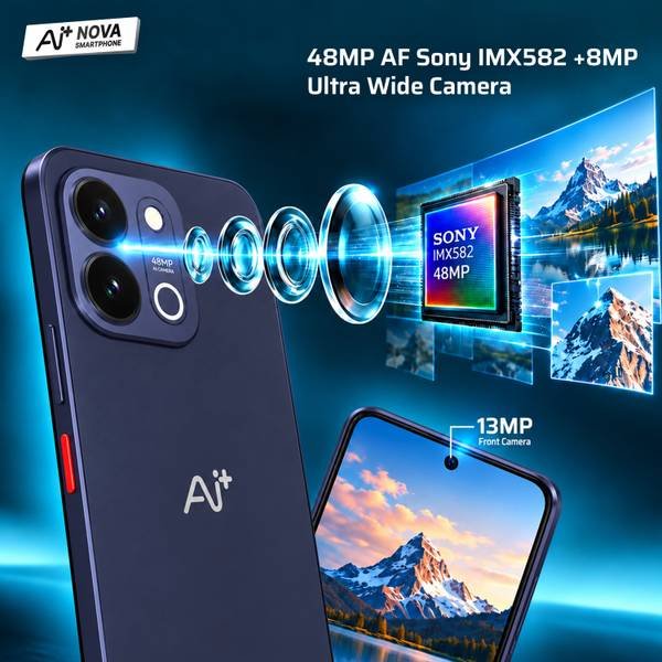 Ai+ Nova 2 Power 5G (Midnight Black, 128 GB) (6 GB RAM) - Photo 2