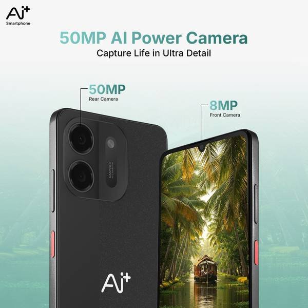 Ai+ Pulse 2 (Black, 128 GB) (6 GB RAM) - Photo 3