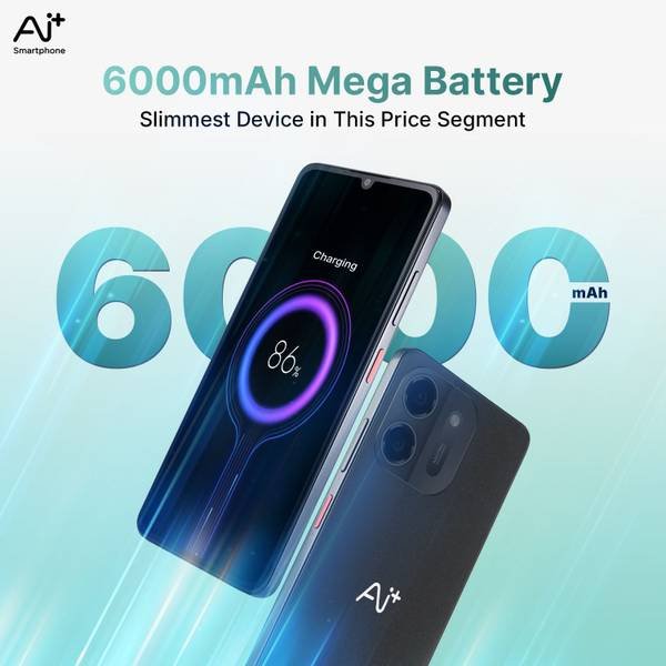 Ai+ Pulse 2 (Black, 128 GB) (6 GB RAM) - Photo 5