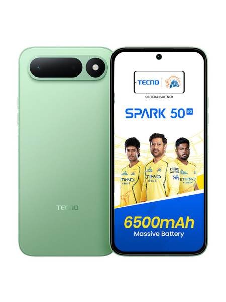 [SM4-EBF68D3A9A53E37A] Tecno Spark 50 5G (Mint Green, 128 GB) (4 GB RAM)