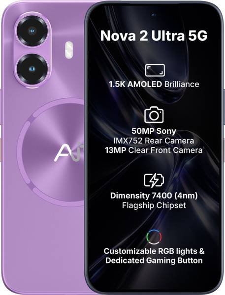 [SM4-6F2C5A8AA89F8271] Ai+ Nova 2 Ultra 5G (Purple, 128 GB) (6 GB RAM)