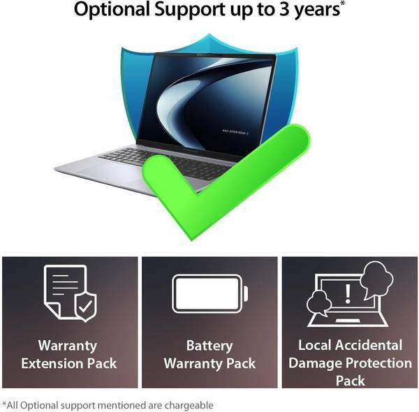 ASUS ExpertBook P3 AI PC IR Cam with 1 Yr ADP Intel Core 5 320 - (16 GB/512 GB SSD/Windows 11 Home) P3606CMABP-MB0081WS Thin and Light Laptop - Photo 4