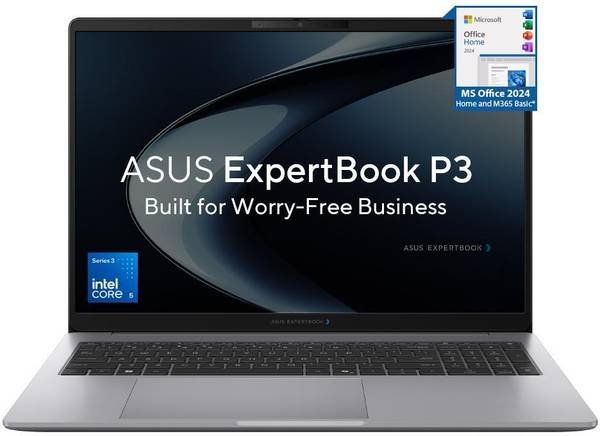 [SML-218D21147CE1BFC7] ASUS ExpertBook P3 AI PC IR Cam with 1 Yr ADP Intel Core 5 320 - (16 GB/512 GB SSD/Windows 11 Home) P3606CMABP-MB0081WS Thin and Light Laptop