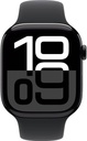 Apple Watch Series 10 GPS 46mm Jet Black Aluminium with Black Sport Band - Photo 2