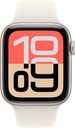 Apple Watch SE 3(2025) GPS 44mm Starlight Aluminium Case Starlight Sport Band - M/L (Yellow, Medium/Large) - Photo 2