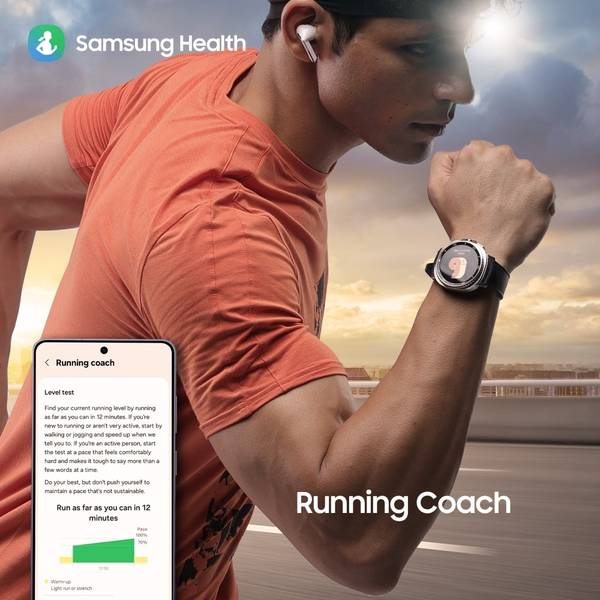 Samsung Galaxy Watch8 Classic (46mm Bluetooth) (Black, Large) - Photo 2