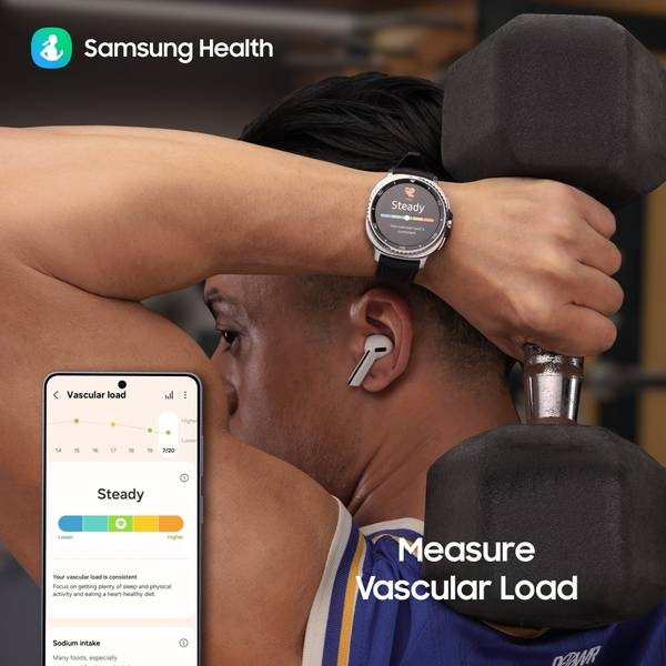 Samsung Galaxy Watch8 Classic (46mm Bluetooth) (Black, Large) - Photo 4