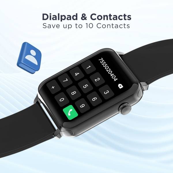 boAt Storm Call w/ 4.29 cm(1.69"), BT Calling & 550 Nits Brightness Smartwatch (Black, Free Size) - Photo 4
