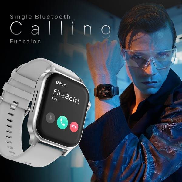 Fire-Boltt Rise Bluetooth Calling 47mm (1.85) & Rotating Crown, 123 Sports Smartwatch (Grey, Free Size) - Photo 4