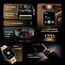 Fire-Boltt Ninja Blaze 1.83" HD Display Stainless Steel Built Bluetooth Calling Metal Body Smartwatch (Gold, Free Size) - Photo 3