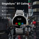 Fastrack Optimus2 Pro-1.43'' AMOLED|Advanced Blazing Fast UI|AOD|Metal Case|Working Crown Smartwatch (Black, Free Size) - Photo 3