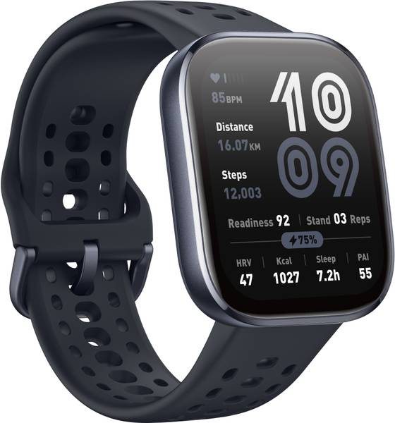 AMAZFIT Bip 6 1.97 inch AMOLED GPS , BT Calling, 14-Day Battery, 140+ Sports Smartwatch (Black, Free Size) - Photo 2