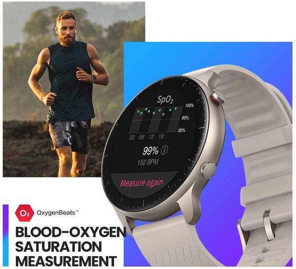 AMAZFIT GTR 2 (New version)1.39HD AMOLEDBluetooth callingupto 10 days battery life Smartwatch (Grey, Free Size) - Photo 4