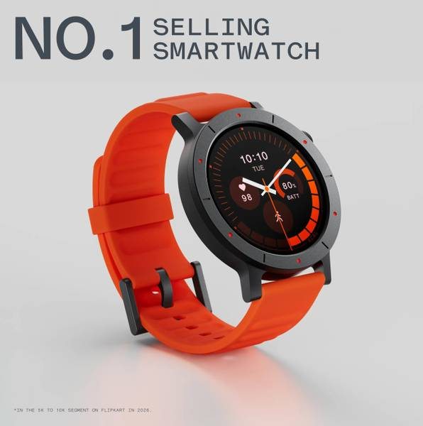 CMF by Nothing Watch 3 Pro|1.43 AMOLED|13 Day Battery|Dual-band GPS|Advance Heart+Sleep Monitor Smartwatch (Orange, Free Size) - Photo 3