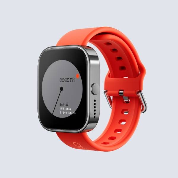 CMF by Nothing Watch Pro, 1.96 AMOLED,BT calling with AI noise reduction, GPS, Metallic Grey Smartwatch (Orange, Free Size) - Photo 2