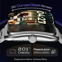 GOBOULT Trail Pro 2.01'' 3D Curved Display + AMOLED, 250+ Watch Faces, IP68 Smartwatch (Silver, Free Size) - Photo 2