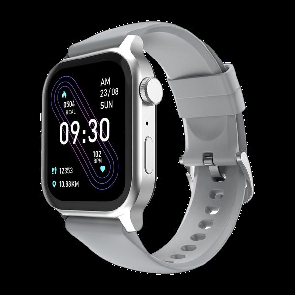 [SMW-356B367A2A20EE54] Fire-Boltt Rise Bluetooth Calling 47mm (1.85) & Rotating Crown, 123 Sports Smartwatch (Grey, Free Size)