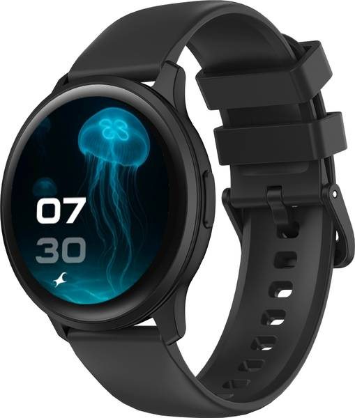 [SMW-9BEF766662E74EB6] Fastrack Jupiter R3 BT Calling | Premium Round Dial | Fast Charging | 5 days Battery Smartwatch (Black, Free Size)