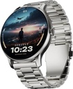 [SMW-BB5861A229F8CD86] GOBOULT Dire 1.38'' 2.5D HD Display, 500Nits Brightness, 250+ Watch Faces Smartwatch (Silver, Free Size)