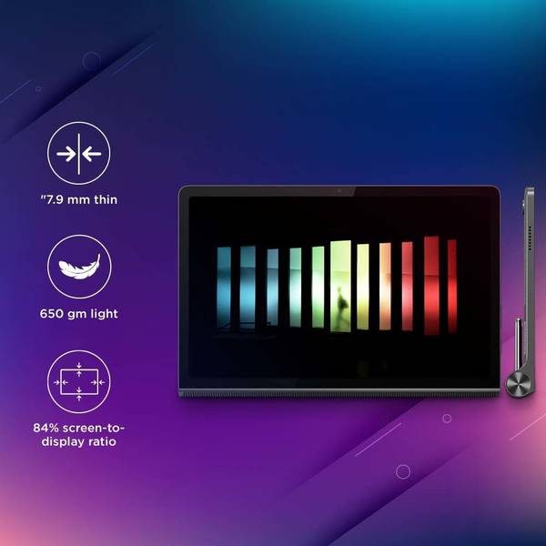 Lenovo Tab Yoga 11 4 GB RAM 128 GB ROM 11 inch with 4G MediaTek Helio G90T Tablet (Storm Grey) - Photo 3