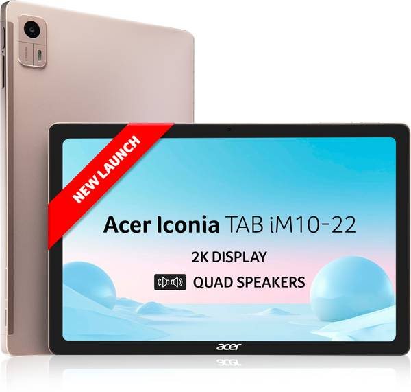 Acer Iconia Tab 6 GB RAM 128 GB ROM 10.36 inch with Wi-Fi+4G MediaTek Helio G99 Tablet (Gold) - Photo 2