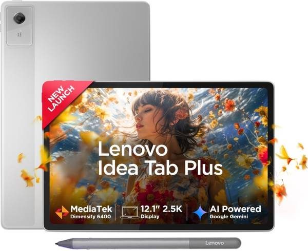 [SMT-80CED0F96579B0F7] Lenovo Idea Tab Plus 6 GB RAM 128 GB ROM 12.1 inch with Wi-Fi Only Tablet (Cloud Grey)