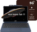 [SMT-6B11D184E7DA2B5B] Acer Iconia Tab iM11 with Stylus Pen + Keyboard 8 GB RAM 256 GB ROM 10.95 inch with Wi-Fi+5G Gaming MediaTek 8755 CPU – Octa core Up to 2.4 Ghz Tablet (Slate Grey)