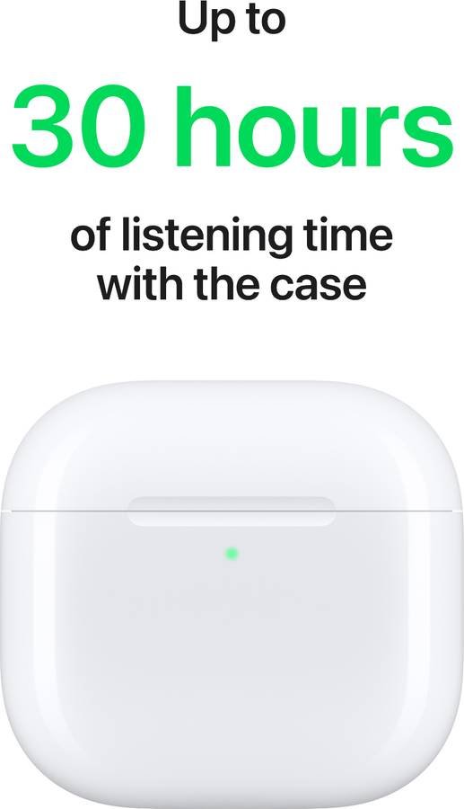 Apple AirPods 4 Wireless Earbuds with Active Noise Cancellation, Adaptive Audio Bluetooth (White) - Photo 2