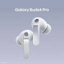 Samsung Galaxy Buds4 Pro, Hi-Fi Audio, Voice Detect, 2-way Speaker, Adaptive ANC 2.0 Bluetooth (White) - Photo 3