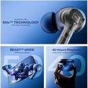 boAt Airdopes 71,40 H Battery, ENx Tech, Low Latency, Stream Ad Free Music via App Bluetooth (Starry Blue) - Photo 2