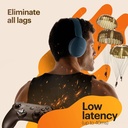 Noise TWO with 50 Hours Playtime, Low latency (up to 40ms), and Dual pairing Wireless Bluetooth (Bold Black) - Photo 3