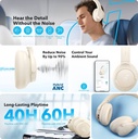 Soundcore Q20i Over Ear Headphones Bluetooth Wireless Bluetooth (White) - Photo 2