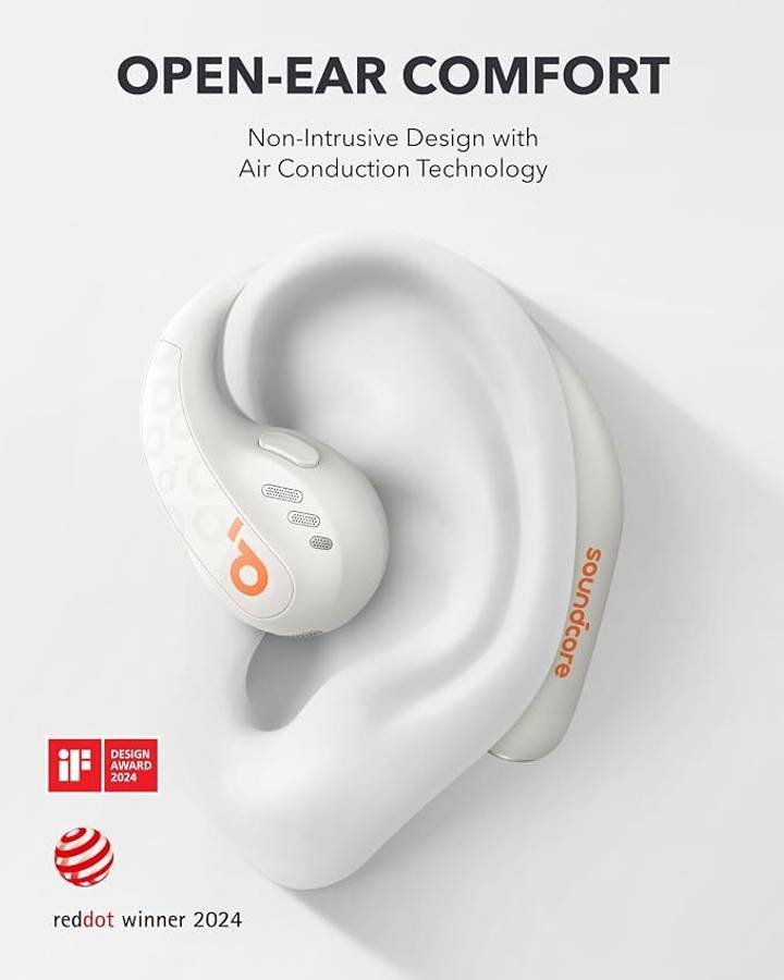 Soundcore AeroFit Pro Bluetooth & Wired (White) - Photo 2