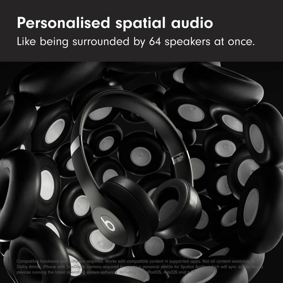 Beats Solo4 up to 50H battery life Bluetooth (Matte Black) - Photo 3