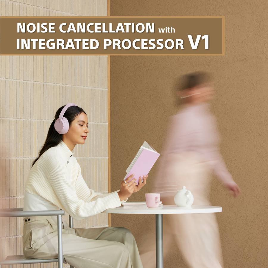 SONY WH-CH720N Wireless Noise Cancellation with Lightweight Design Bluetooth (Pink) - Photo 3