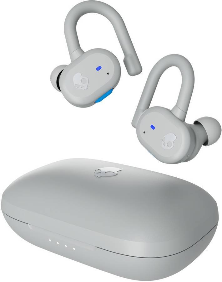 Skullcandy Push Active Wireless Earbuds, 43 Hr Battery, Skull-iQ, Alexa Enabled, Microphone Bluetooth (Light Gray Blue, In the Ear) - Photo 3