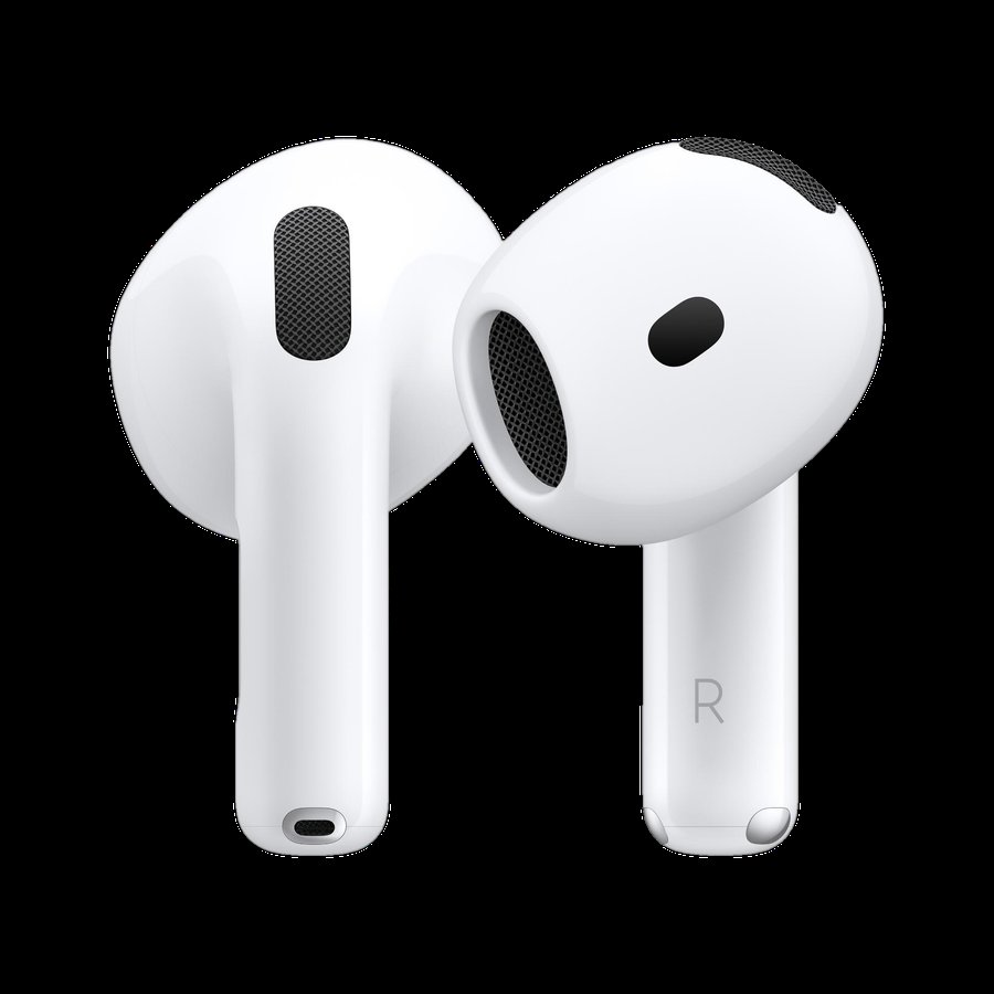 [SMA-7DE502C409EF00F3] Apple AirPods 4 Wireless Earbuds, Personalised Spatial Audio,Sweat and Water Resistant Bluetooth (White)