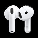 [SMA-7DE502C409EF00F3] Apple AirPods 4 Wireless Earbuds, Personalised Spatial Audio,Sweat and Water Resistant Bluetooth (White)