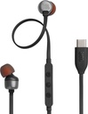 [SMA-1B84586FEDC0943E] JBL Tune 310C, Hi-Res Audio with DAC , 3-Button EQ , Compatible with USB-C Devices Wired (Black)