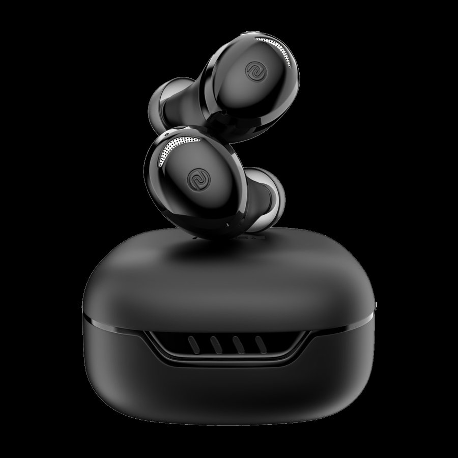 [SMA-8A437D35F62E80CA] Noise Buds Trance with 45 Hrs Playtime, Low Latency (up to 40ms), HyperSync, and IPX5 Bluetooth (Jet Black)