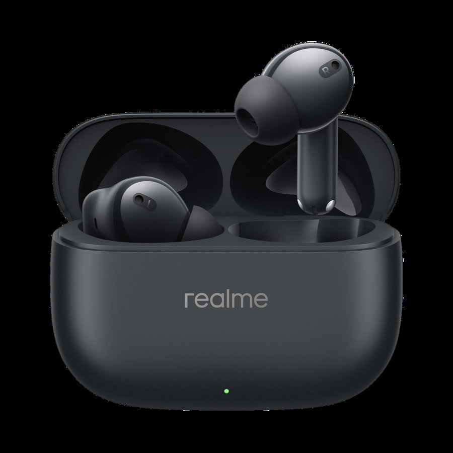 [SMA-FE7A3A0F54CB42D9] realme Buds T310 with 12.4mm Driver, 46dB ANC, Spatial Audio and upto 40 hours Playback Bluetooth (Vibrant Black)