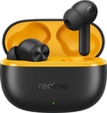 [SMA-3B0AED2F58813E92] realme Buds T200 Lite with 12.4mm Driver, 48hrs Playback, AI ENC & Dual-Device Pairing Bluetooth (Volt Black)