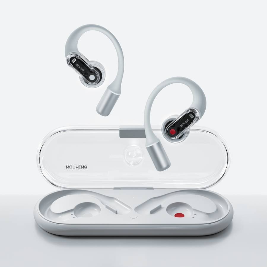 [SMA-CD153DA6BD2B1BB6] Nothing Ear (Open)|Open Sound Technology|Dual Mics|14.2mm Dynamic Driver|30Hrs Bluetooth (White)